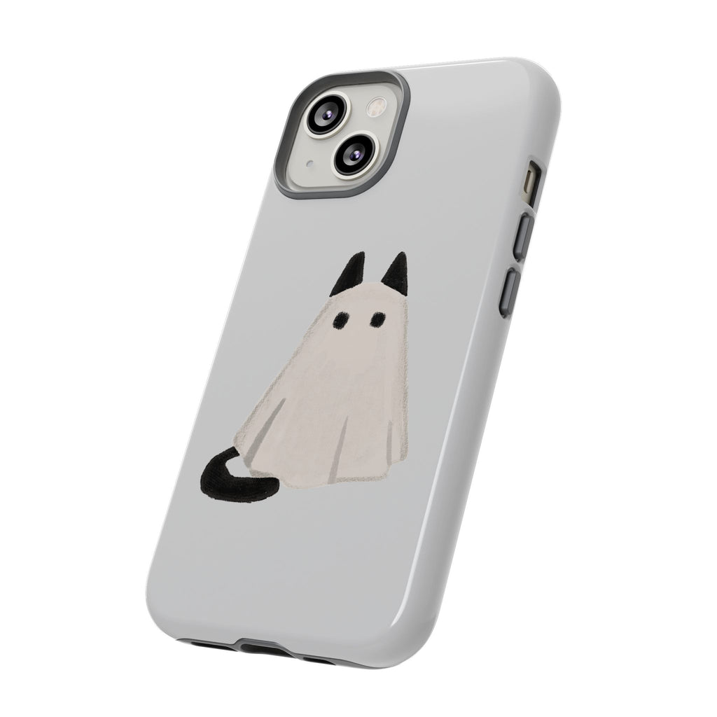 Cute Cat Ghost Phone Case | Halloween Gift for Cat Lovers