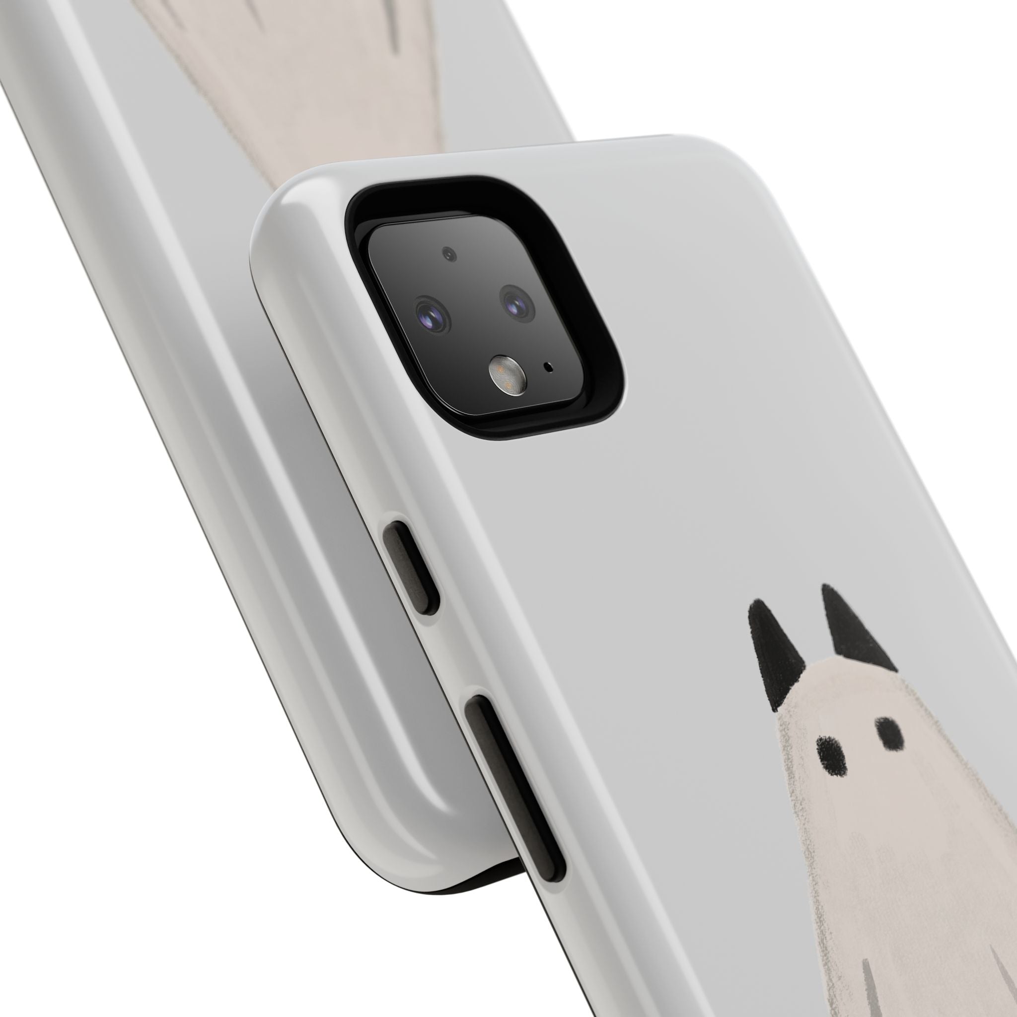 Cute Cat Ghost Phone Case | Halloween Gift for Cat Lovers