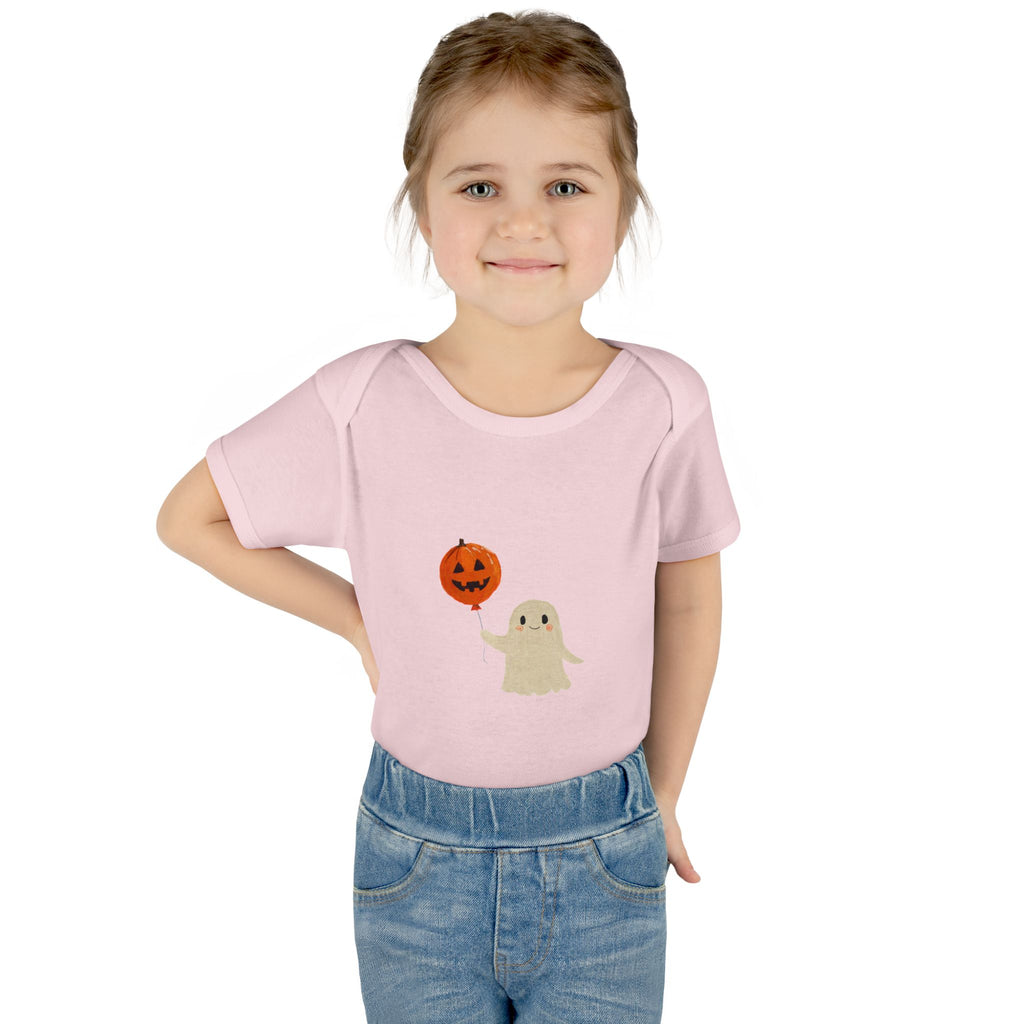 Halloween Baby Bodysuit | Cute Pumpkin Ghost Infant Outfit
