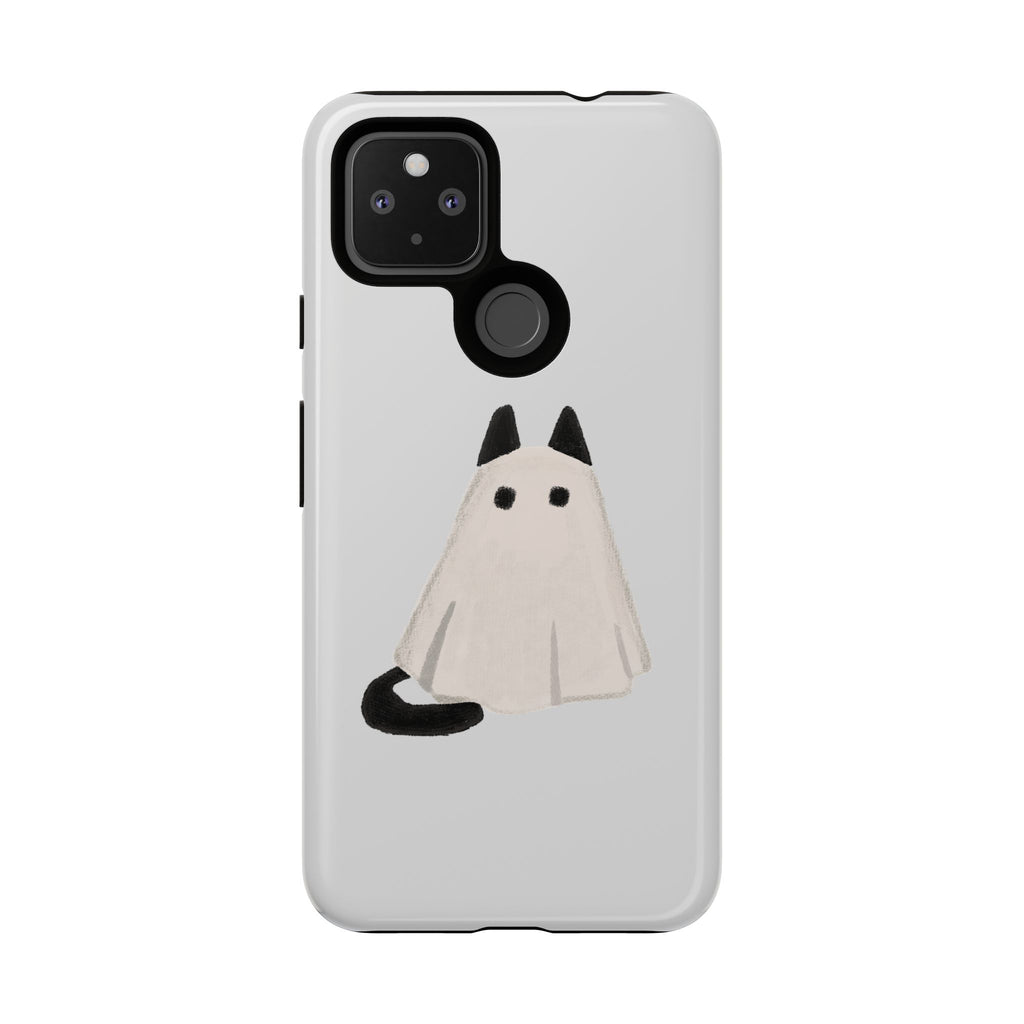 Cute Cat Ghost Phone Case | Halloween Gift for Cat Lovers