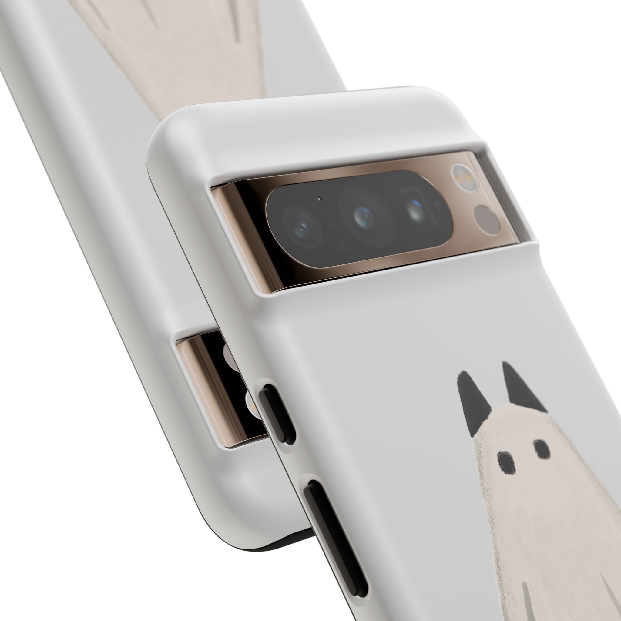 Cute Cat Ghost Phone Case | Halloween Gift for Cat Lovers