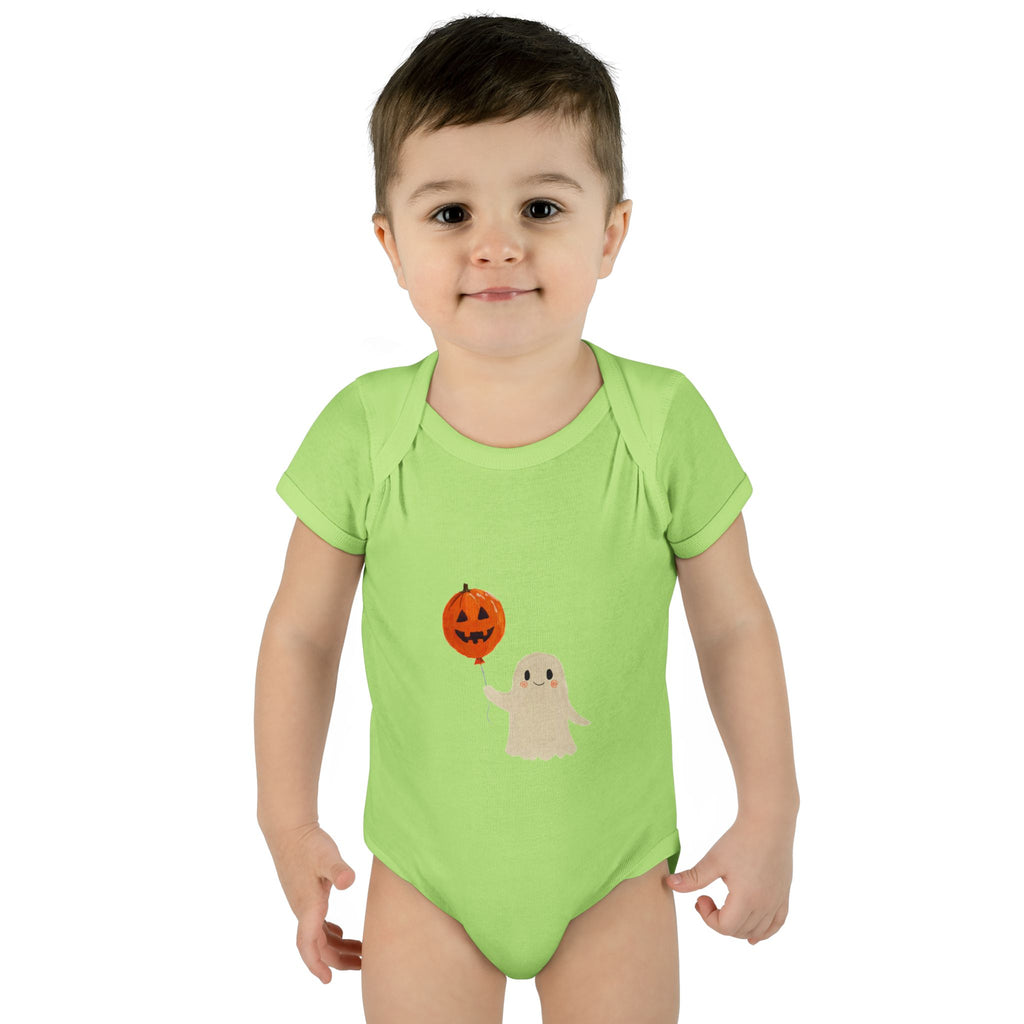 Halloween Baby Bodysuit | Cute Pumpkin Ghost Infant Outfit