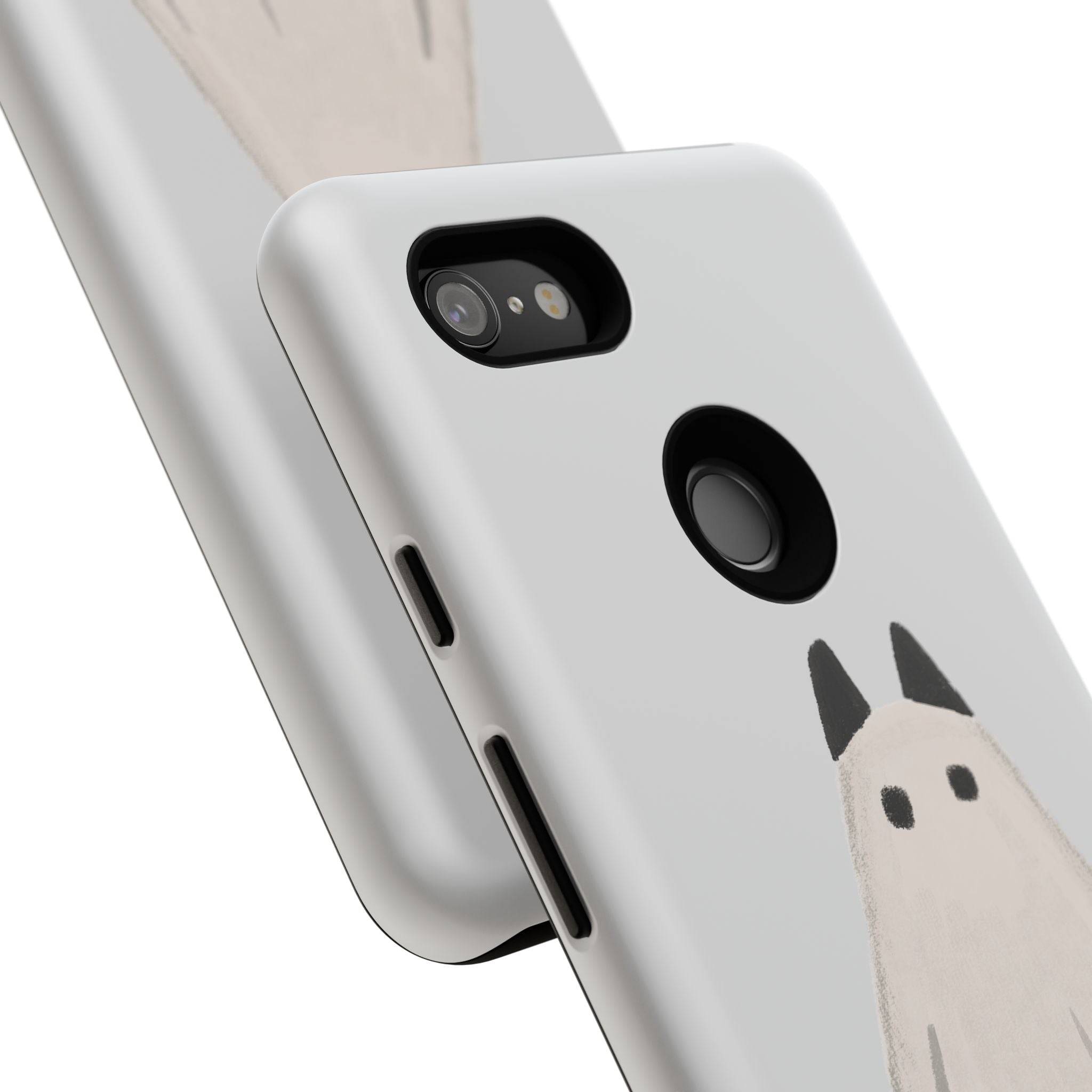 Cute Cat Ghost Phone Case | Halloween Gift for Cat Lovers