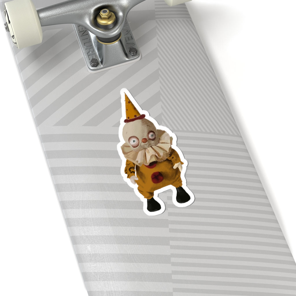 Spooky Clown Stickers |  Halloween Kiss-Cut Decals