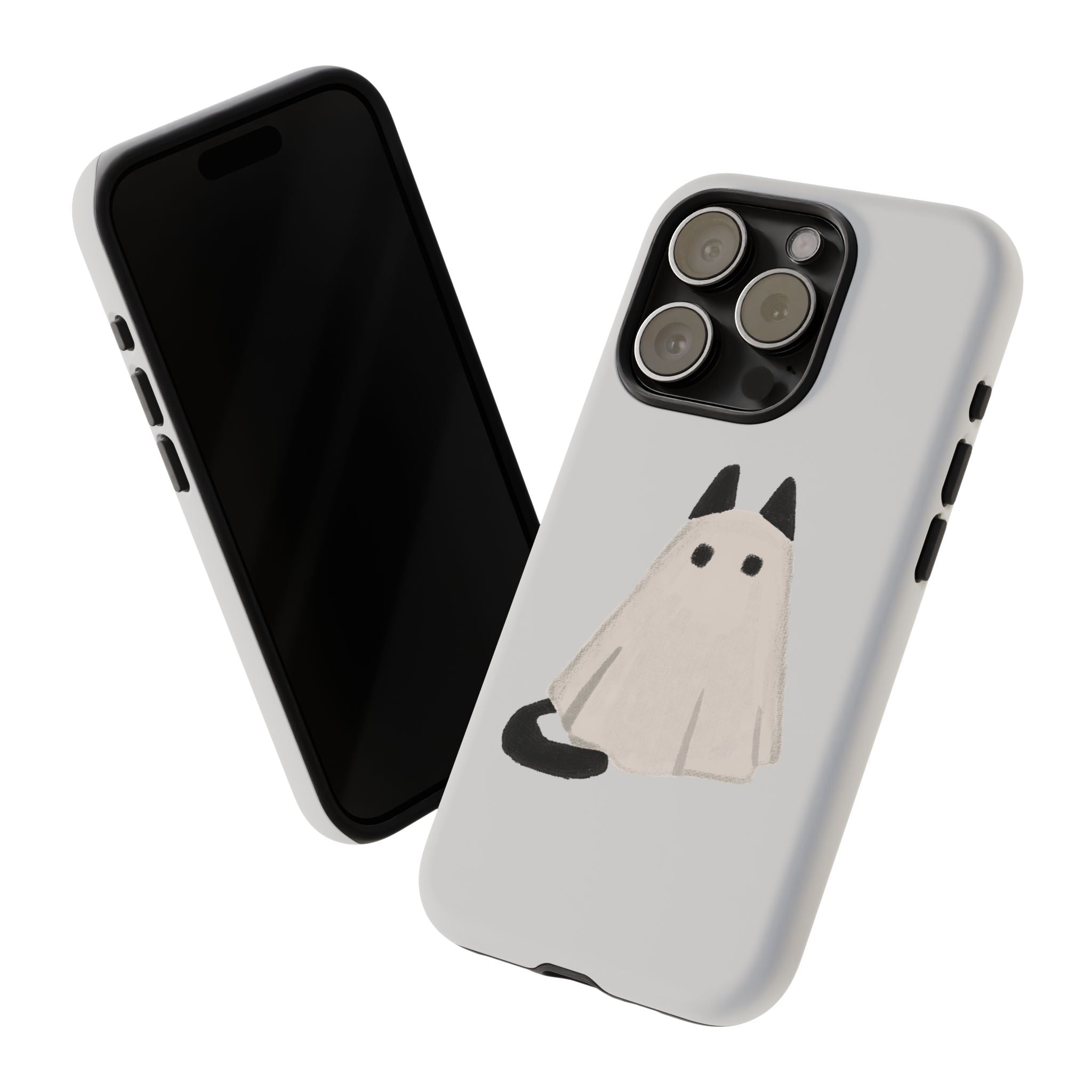Cute Cat Ghost Phone Case | Halloween Gift for Cat Lovers