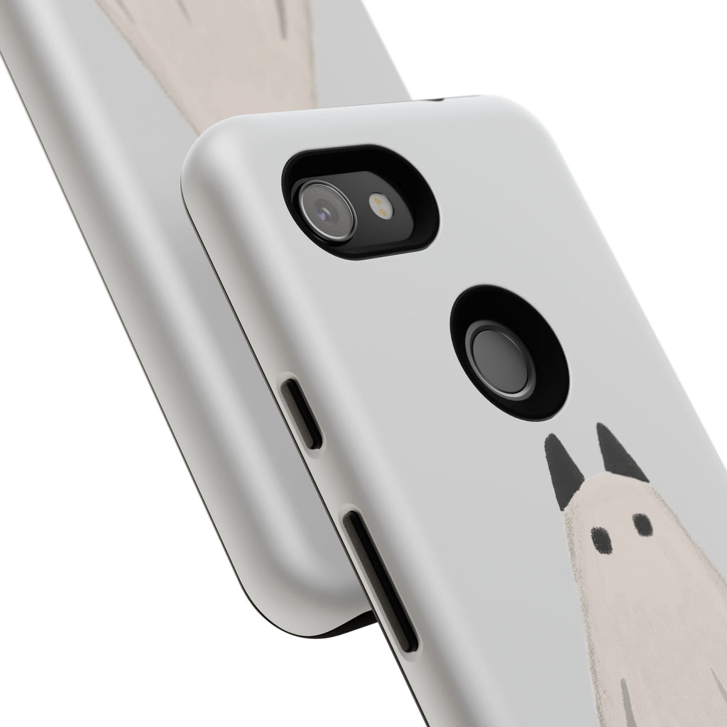 Cute Cat Ghost Phone Case | Halloween Gift for Cat Lovers