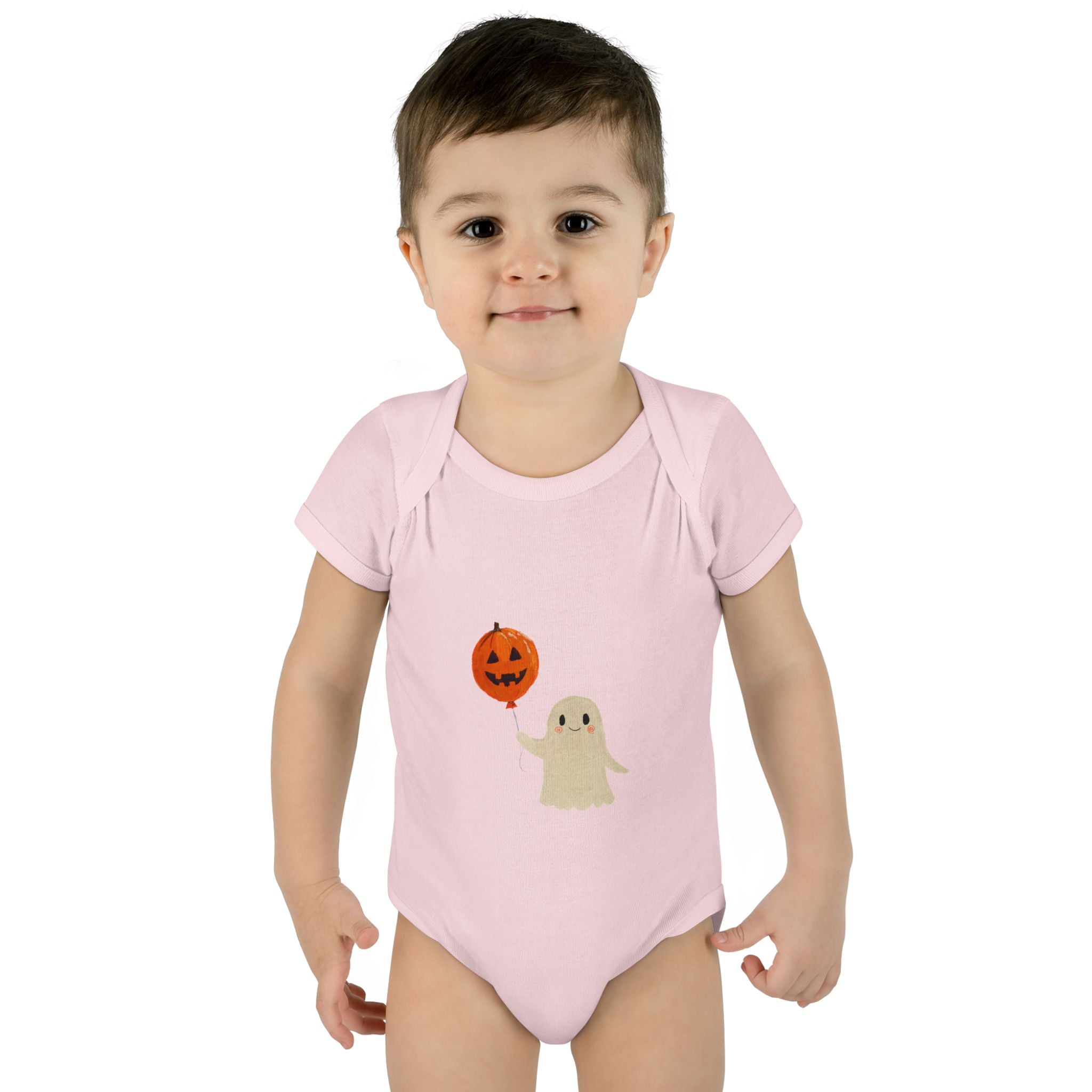 Halloween Baby Bodysuit | Cute Pumpkin Ghost Infant Outfit