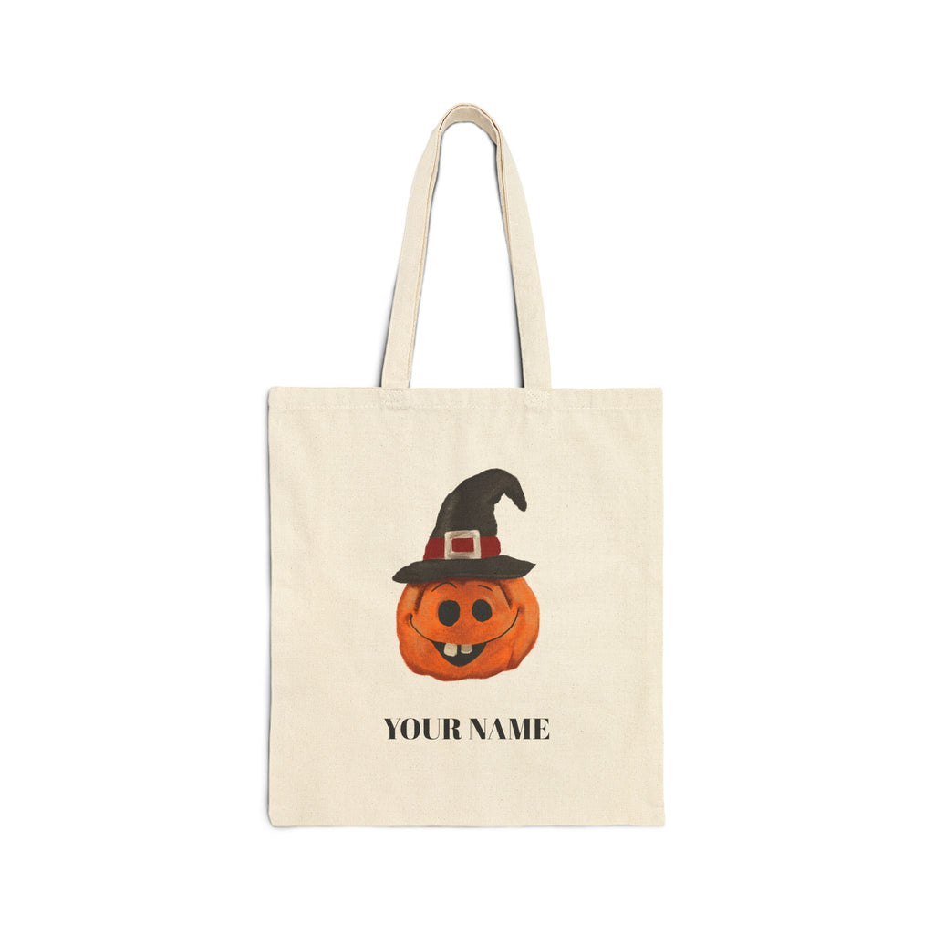 Personalized Halloween Tote Bag | Custom Trick-or-Treat Eco Bag