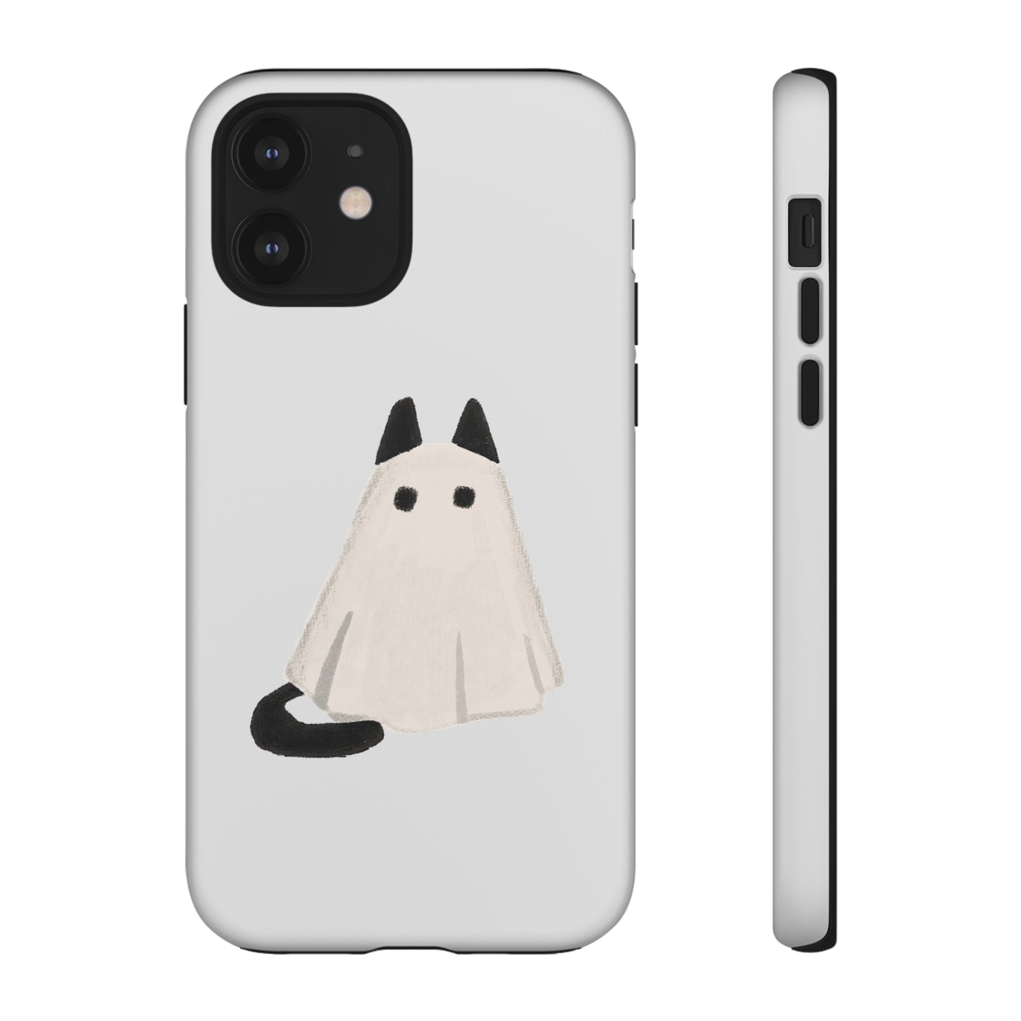 Cute Cat Ghost Phone Case | Halloween Gift for Cat Lovers