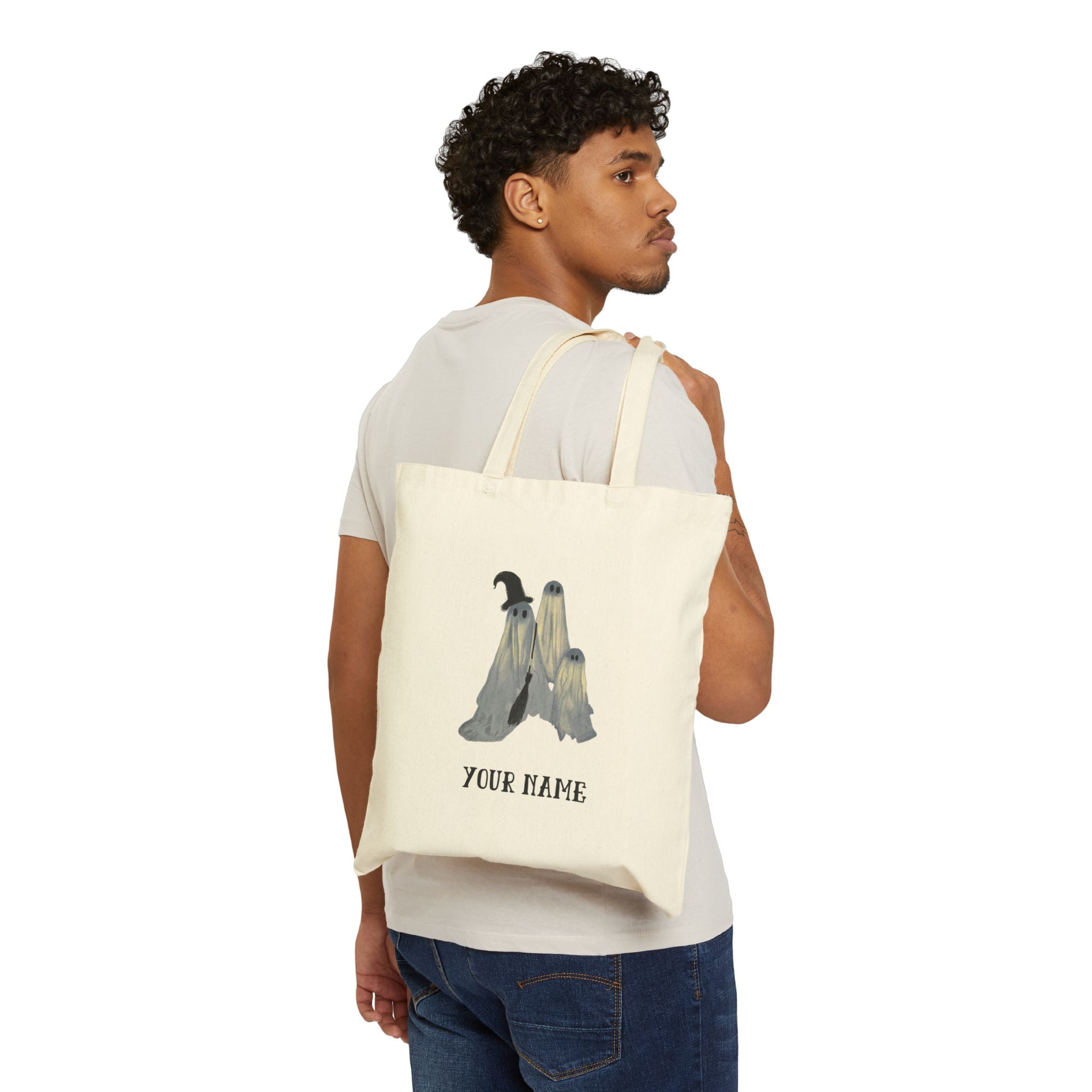 Custom Halloween Tote Bag | Personalized Eco-Friendly Canvas Bag