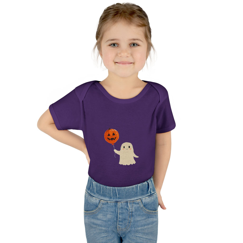 Halloween Baby Bodysuit | Cute Pumpkin Ghost Infant Outfit