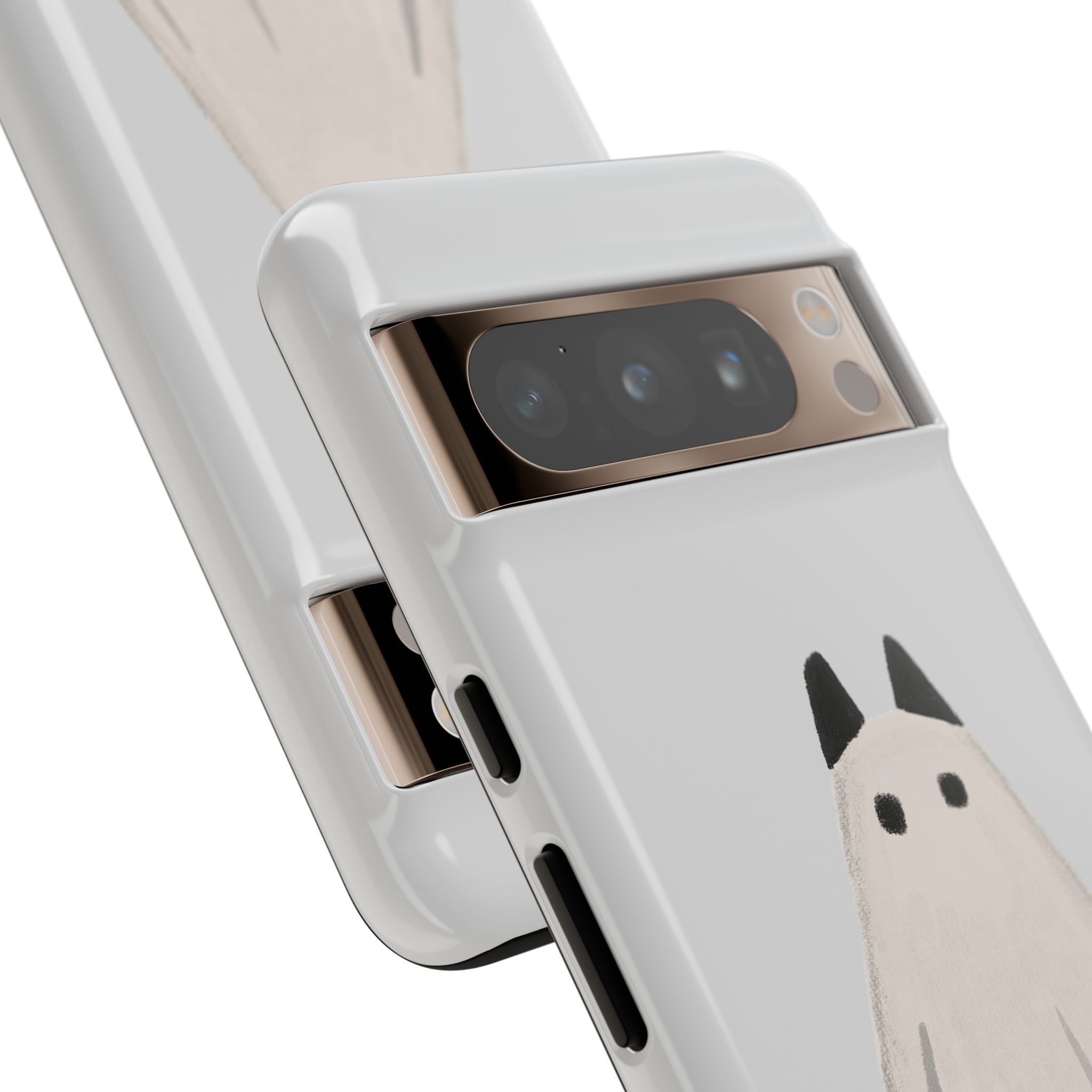 Cute Cat Ghost Phone Case | Halloween Gift for Cat Lovers