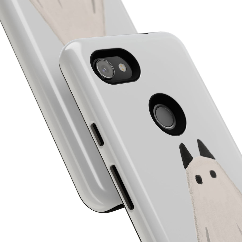 Cute Cat Ghost Phone Case | Halloween Gift for Cat Lovers