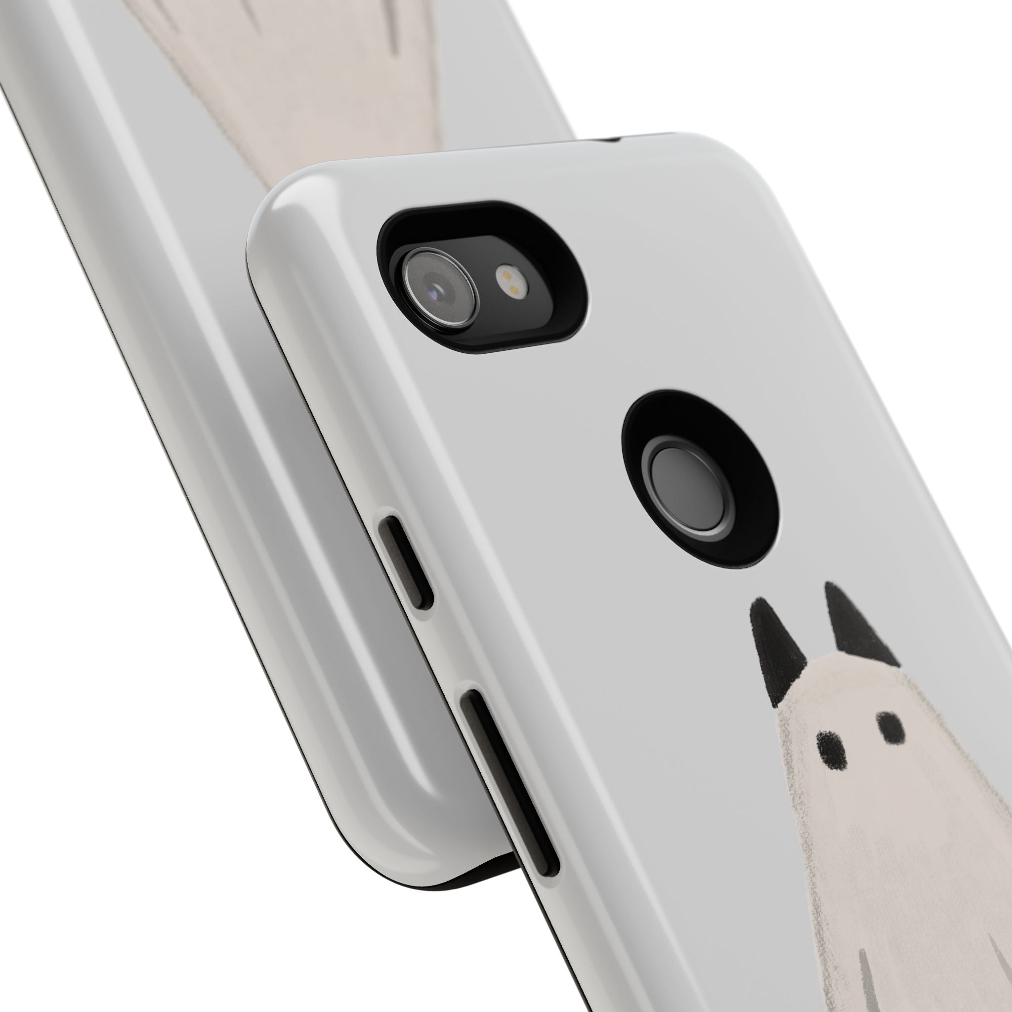 Cute Cat Ghost Phone Case | Halloween Gift for Cat Lovers