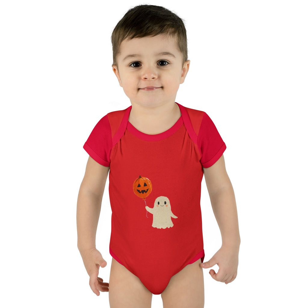 Halloween Baby Bodysuit | Cute Pumpkin Ghost Infant Outfit