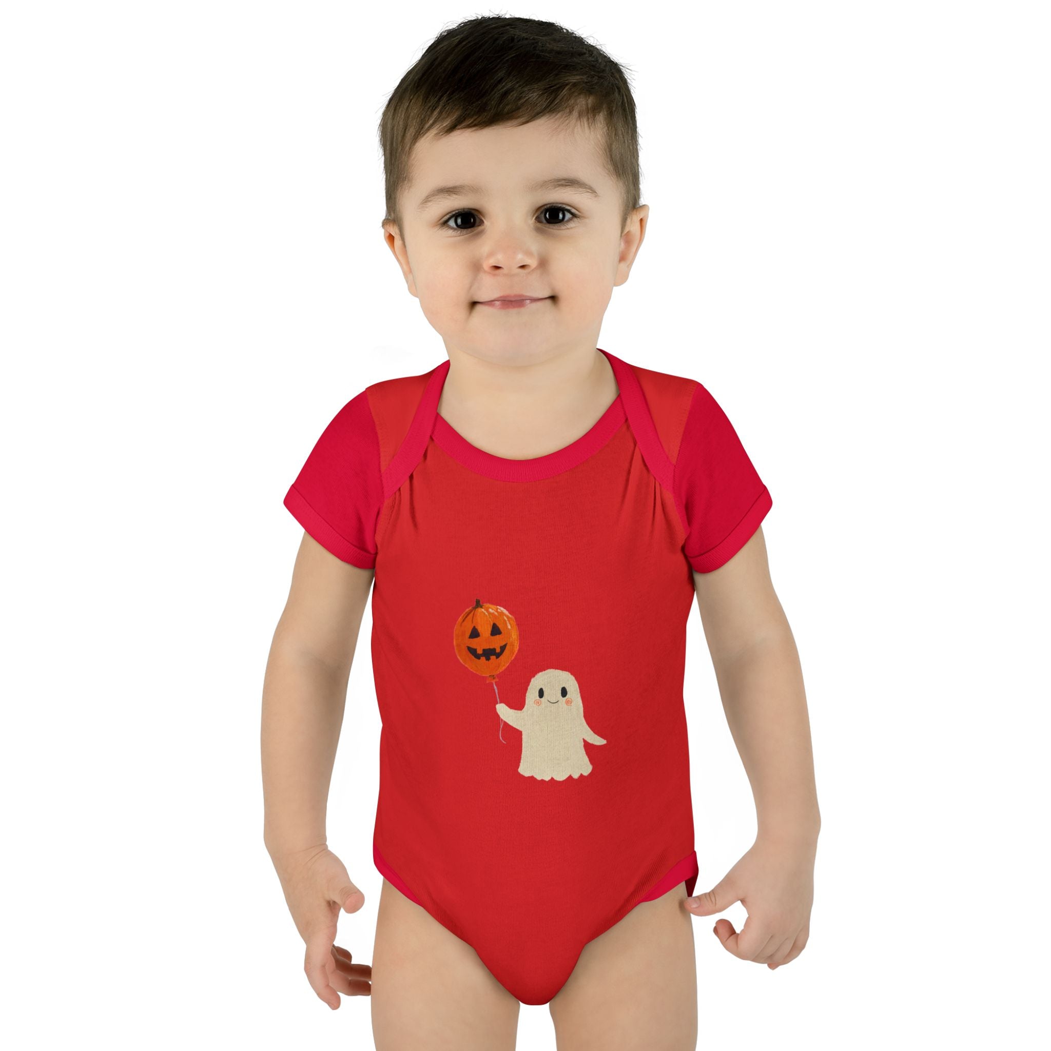 Halloween Baby Bodysuit | Cute Pumpkin Ghost Infant Outfit