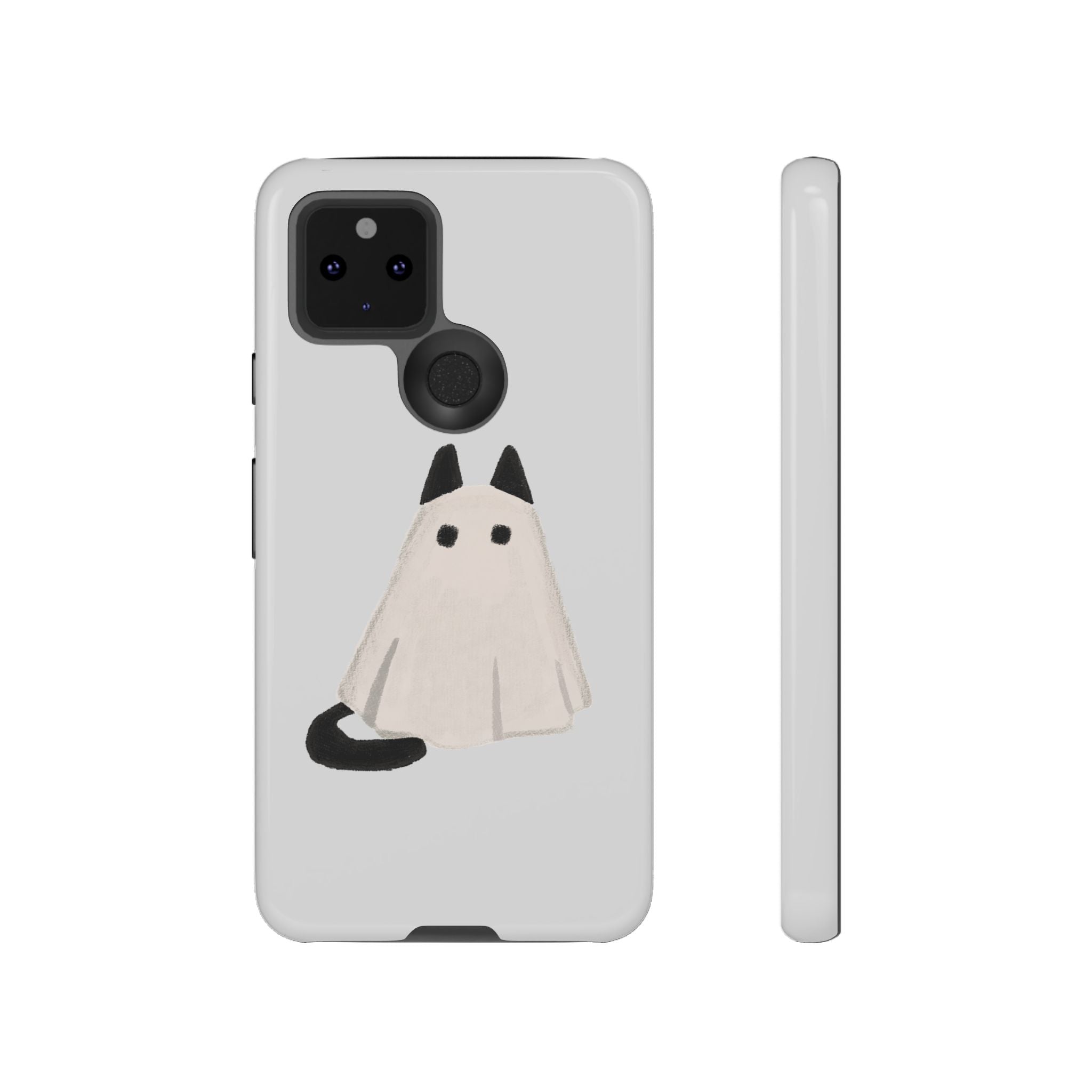 Cute Cat Ghost Phone Case | Halloween Gift for Cat Lovers