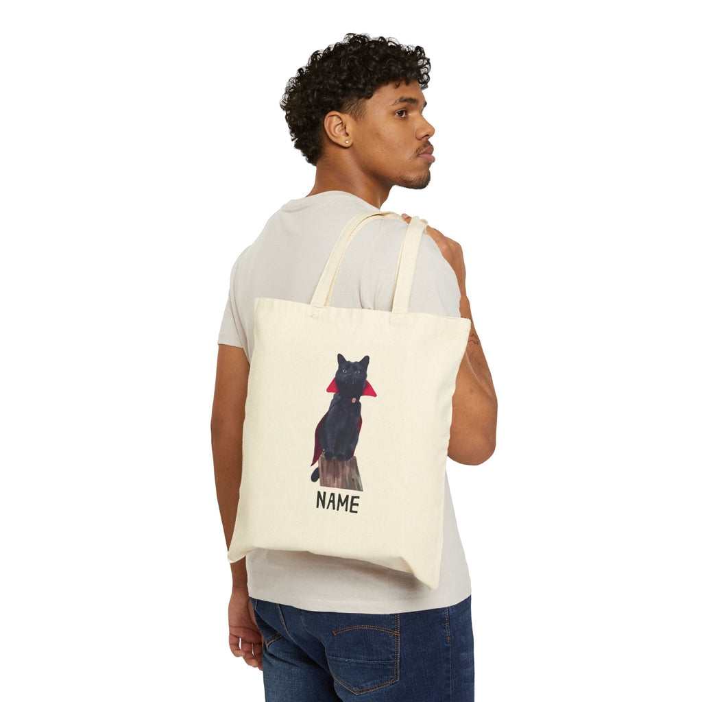 Custom Pet Portrait Tote Bag | Personalized Cotton Canvas Gift