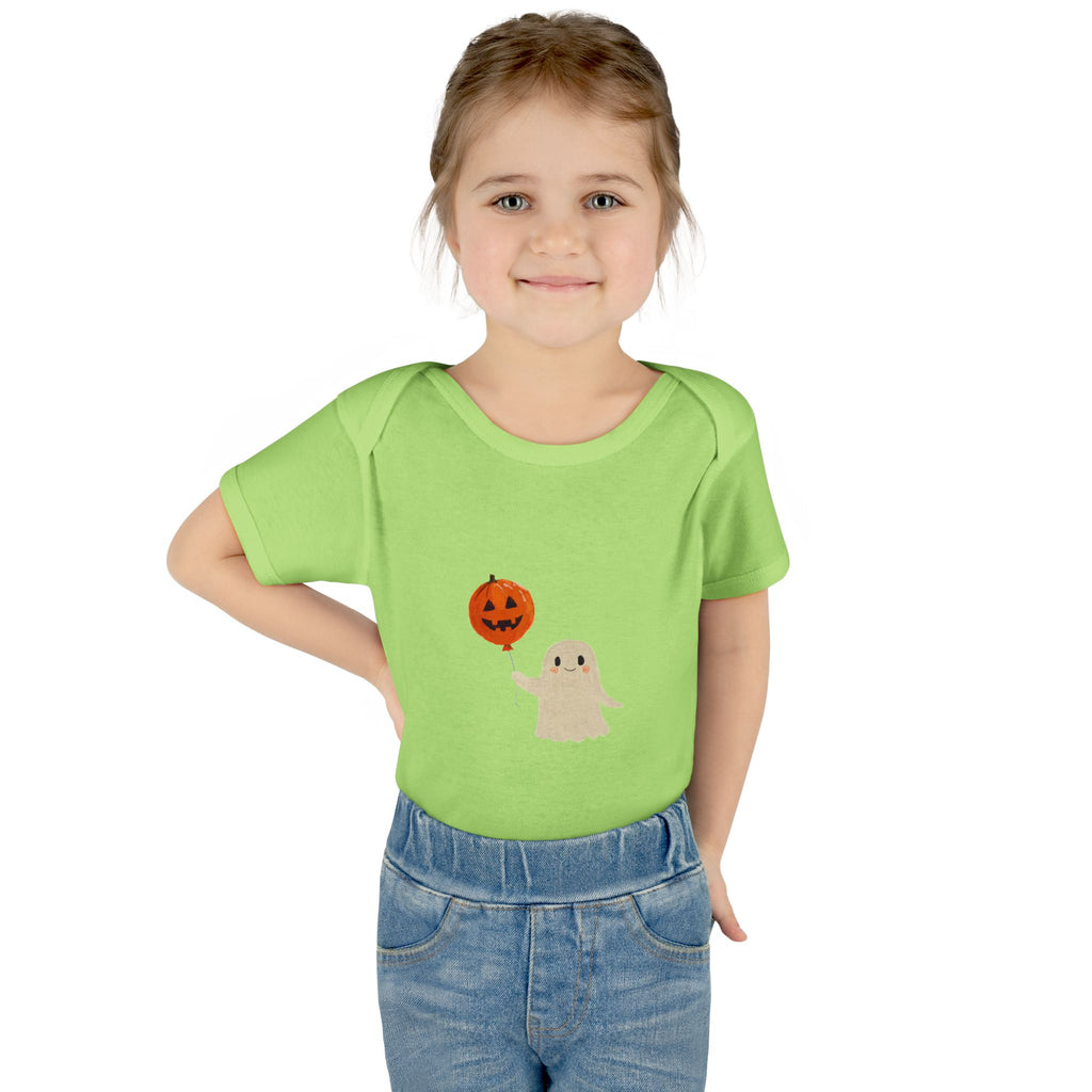 Halloween Baby Bodysuit | Cute Pumpkin Ghost Infant Outfit