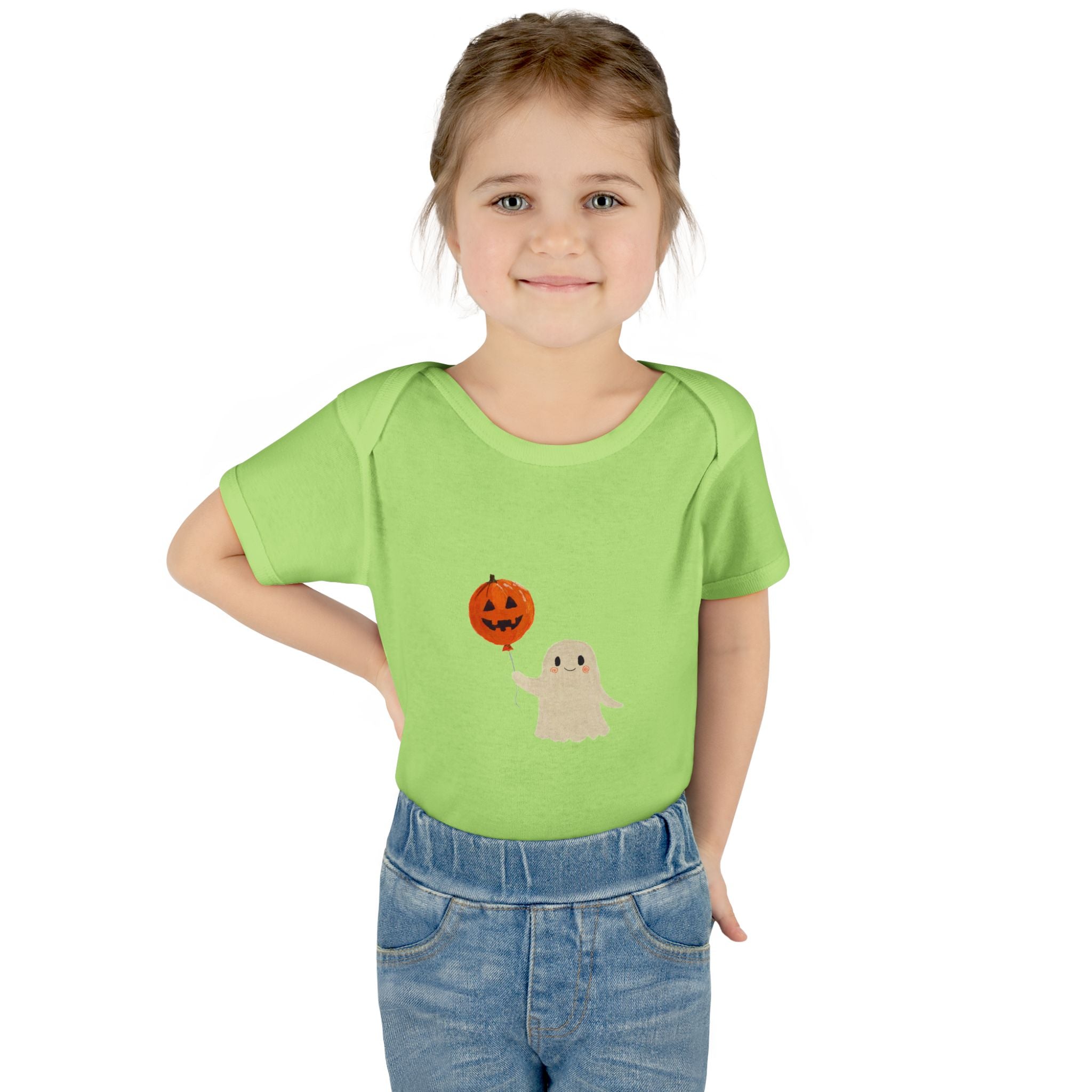 Halloween Baby Bodysuit | Cute Pumpkin Ghost Infant Outfit