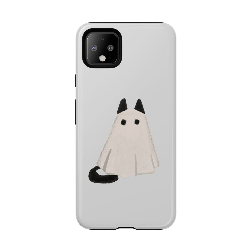 Cute Cat Ghost Phone Case | Halloween Gift for Cat Lovers