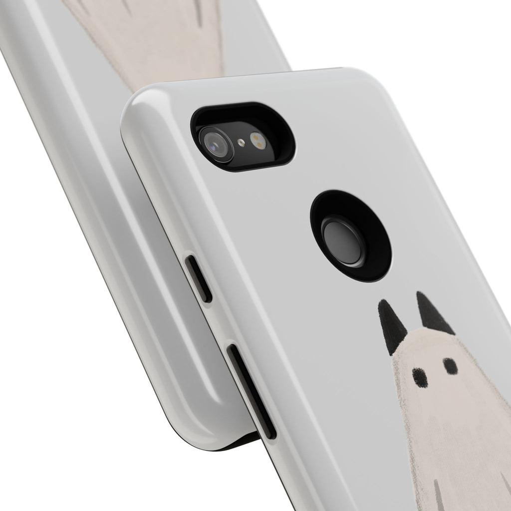 Cute Cat Ghost Phone Case | Halloween Gift for Cat Lovers