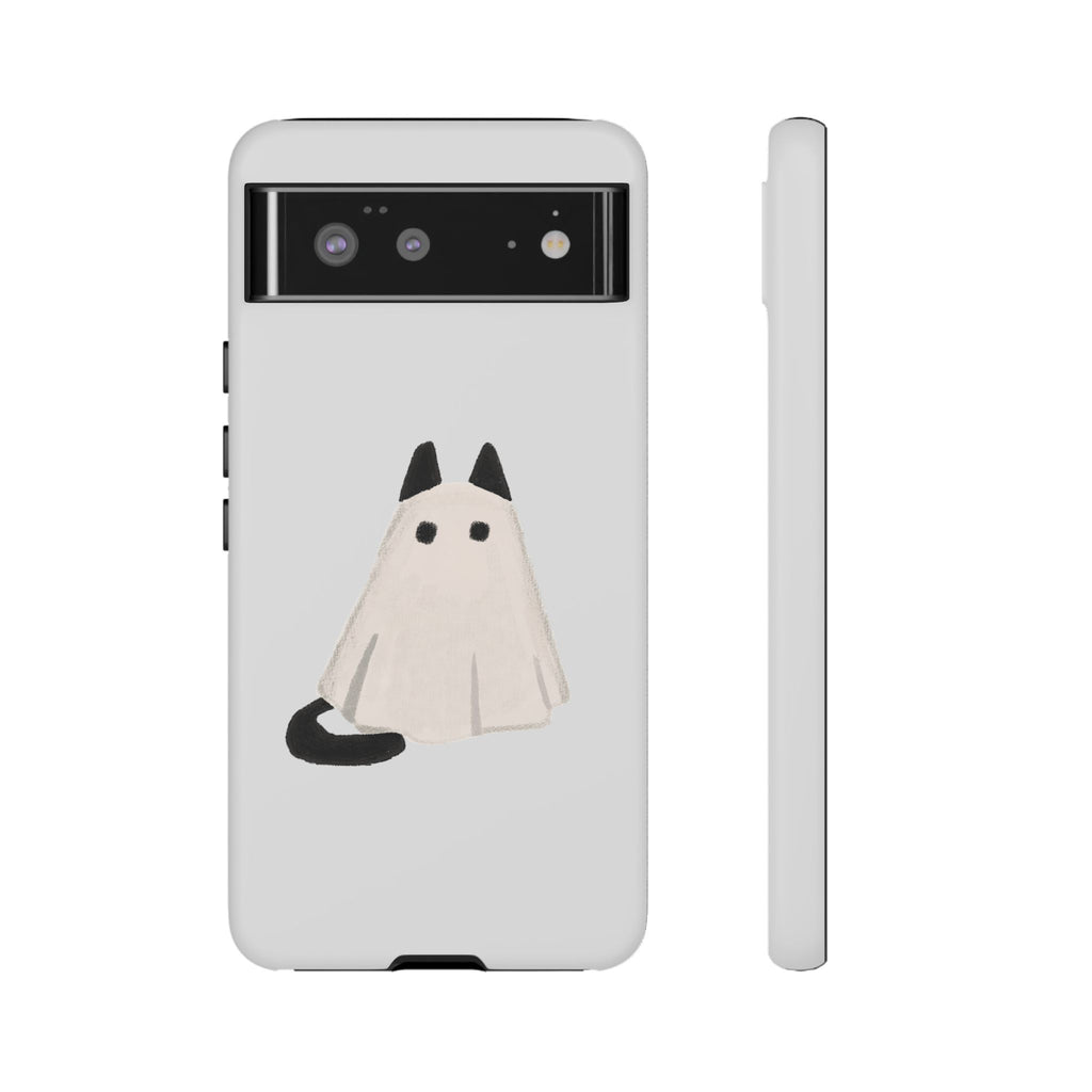 Cute Cat Ghost Phone Case | Halloween Gift for Cat Lovers