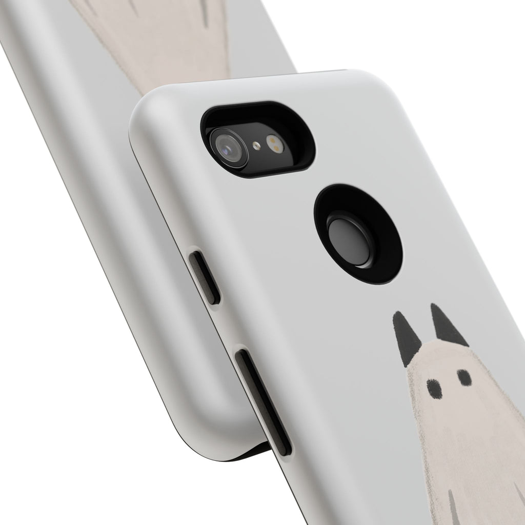 Cute Cat Ghost Phone Case | Halloween Gift for Cat Lovers