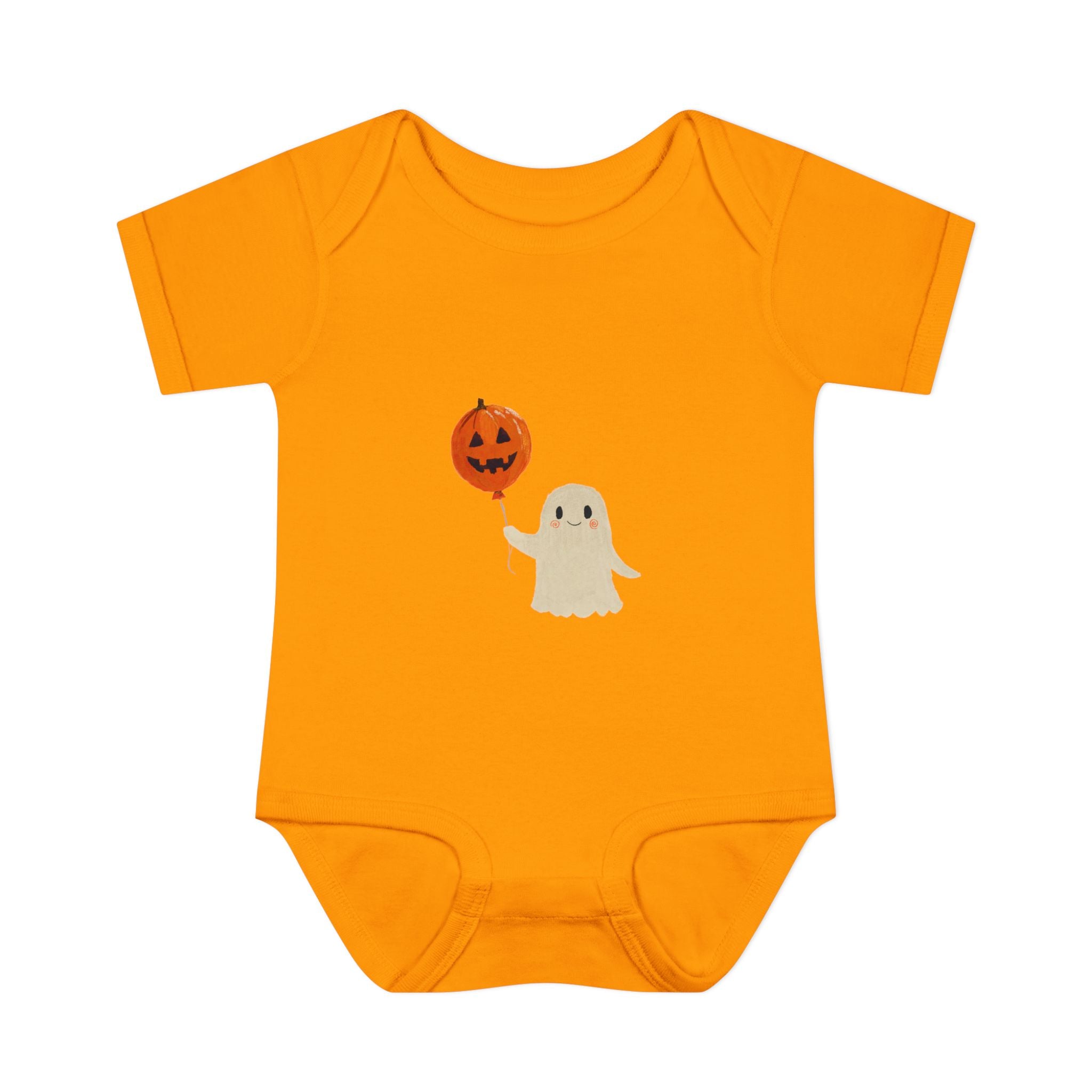 Halloween Baby Bodysuit | Cute Pumpkin Ghost Infant Outfit