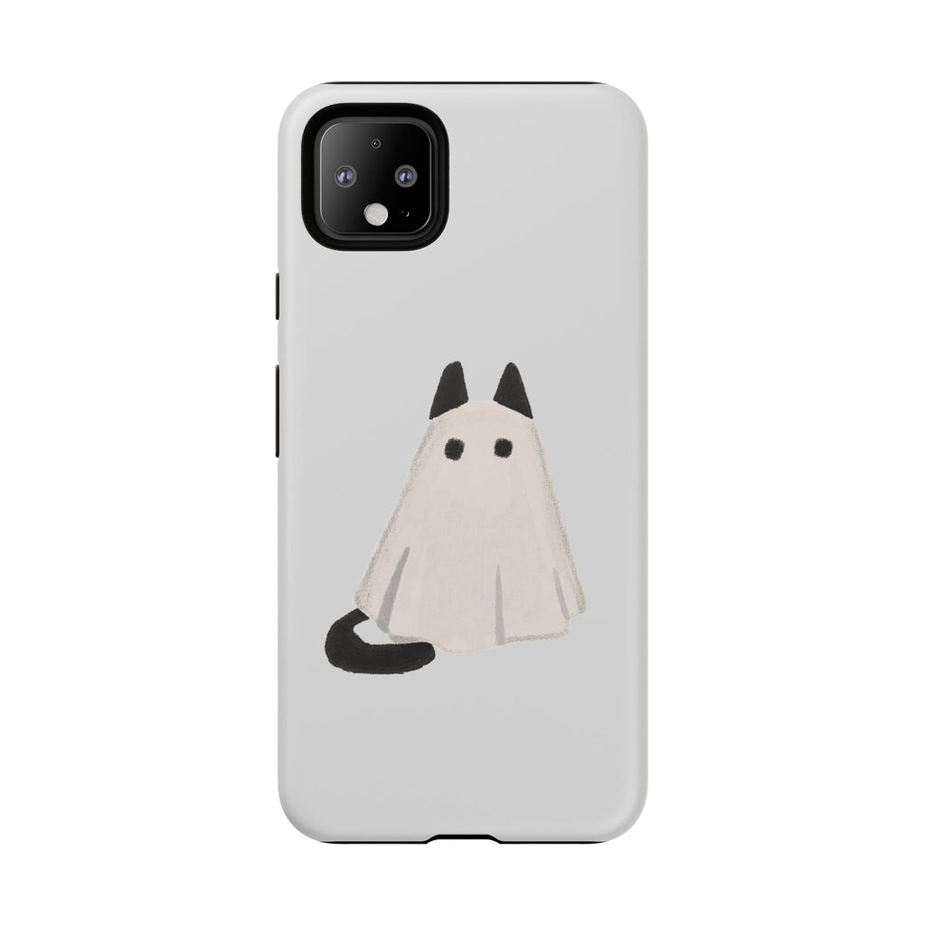 Cute Cat Ghost Phone Case | Halloween Gift for Cat Lovers